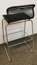 Panton One / Tivoli barkrakk fra Montana i sort / satin, sittehøyde 76cm, pent brukt