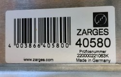 Stor Europall-size transportkasse / verktøykasse fra Zarges 120x80x50, pent brukt