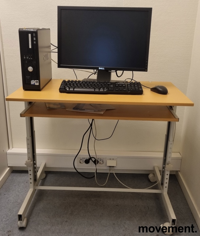 Solgt!SIS retro terminalbord i bøk /