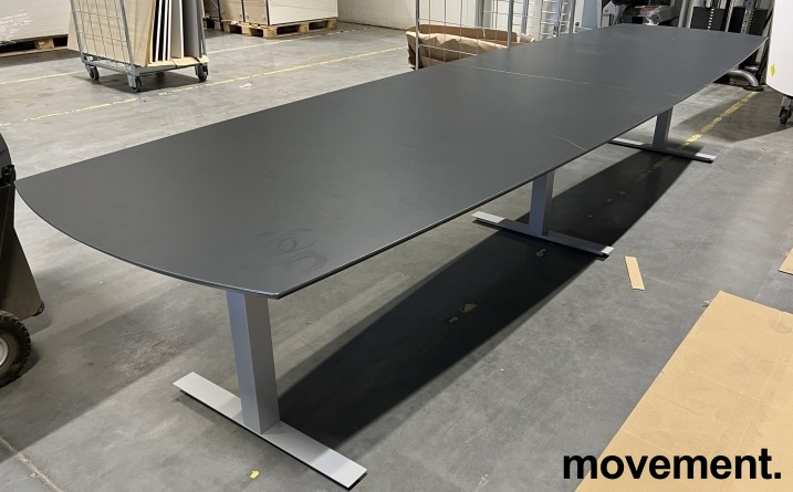 Solgt!Møtebord / konferansebord i mørk - 1 / 3