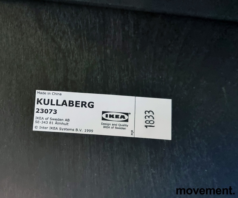 Solgt!Barstol modell Kullaberg i sort fra - 4 / 4