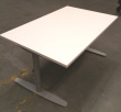Solgt!Kompakt skrivebord 120x80cm, hvit - 2 / 3