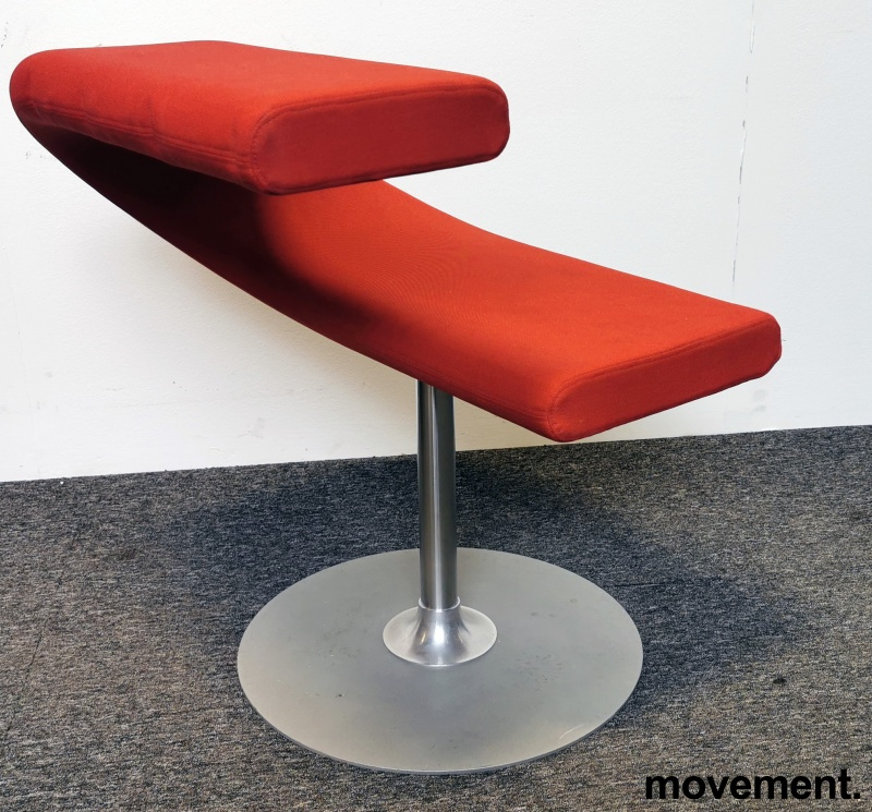 Solgt!Loungestol / designstol i rødt - 2 / 3