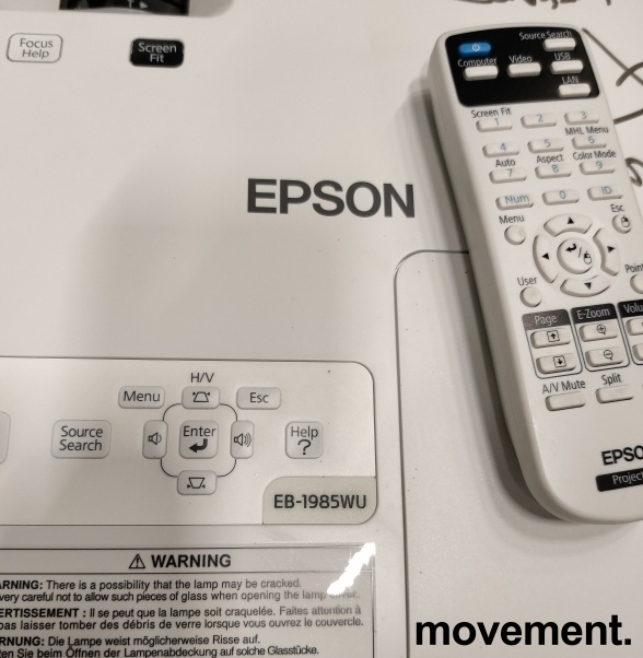 Solgt!Widescreen-projector, Epson - 5 / 6