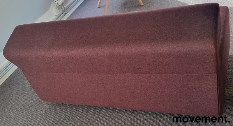 Solgt!Loungesofa i burgunder fra - 2 / 2