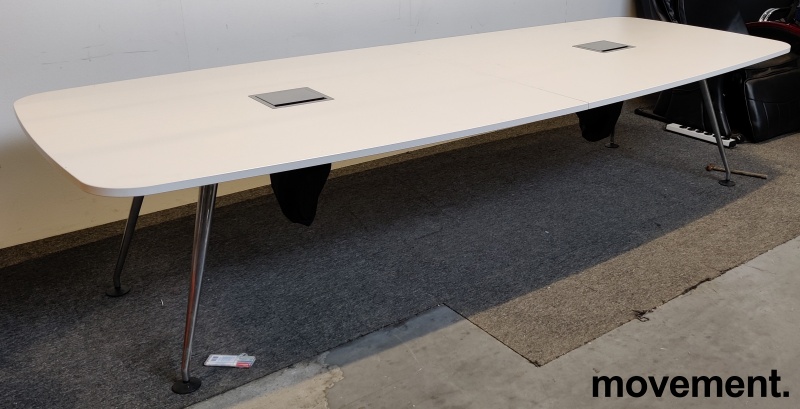 Solgt!Møtebord i hvitt fra Vitra, modell - 1 / 4