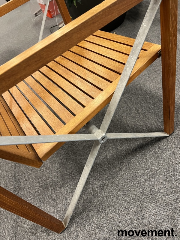 Solgt!Lekker hage-loungestol i teak / - 3 / 3