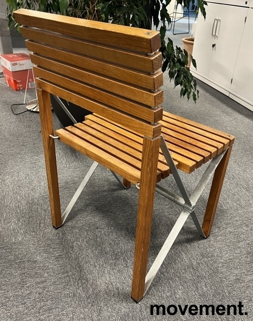 Solgt!Lekker hagestol i teak / stål fra - 2 / 2