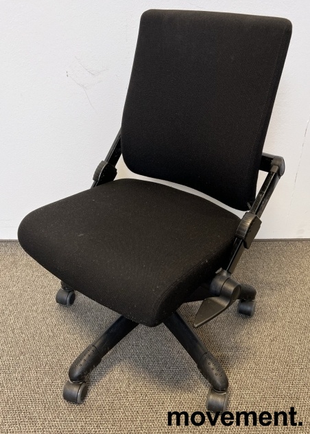 Solgt!HÅG H03 350 kontorstol i sort - 1 / 2