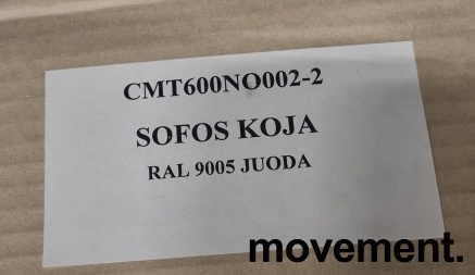 Solgt!Bensett i sortlakkert metall til - 4 / 5