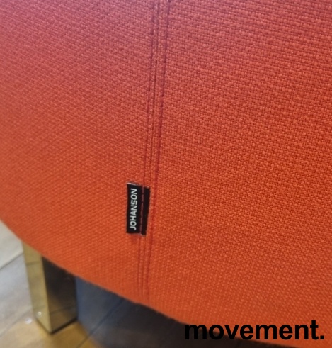 Rund sittepuff / loungemøbel i rosa - 3 / 3