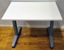 Avlastningsbord / printerbord i hvitt fra Ikea Galant-serie, 80x60cm, pent brukt