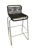 Panton One / Tivoli barkrakk fra Montana i sort / satin, sittehøyde 76cm, pent brukt.,