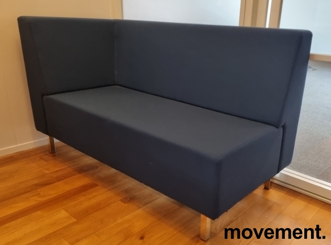Solgt!Loungesofa i stålblå fra Johanson - 1 / 4
