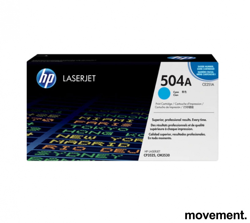 HP Original toner CE251A (504A)