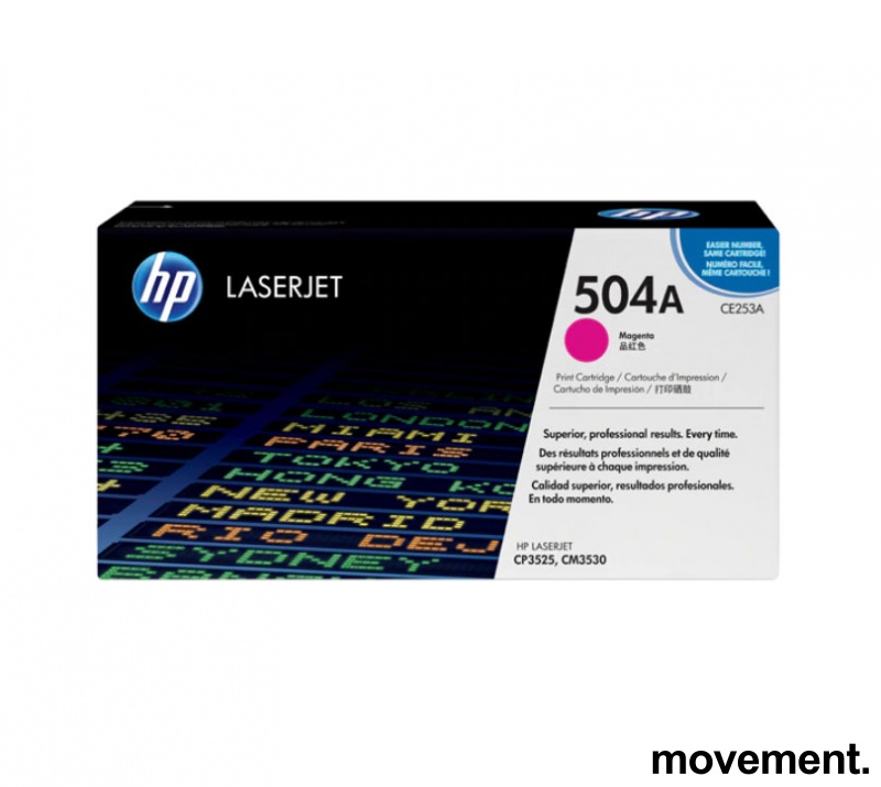 HP Original toner CE253A (504A)