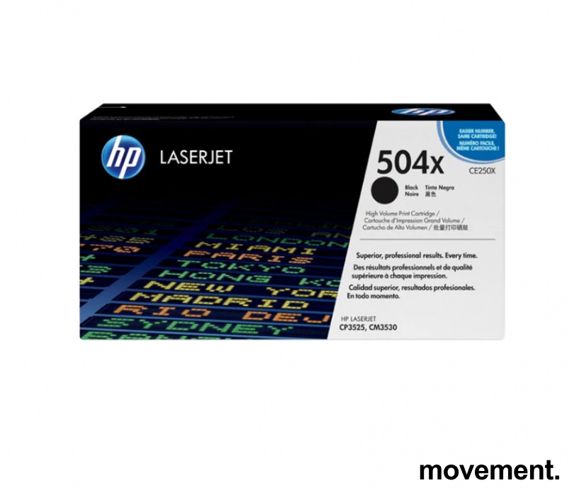 HP Original toner CE250X (504X)