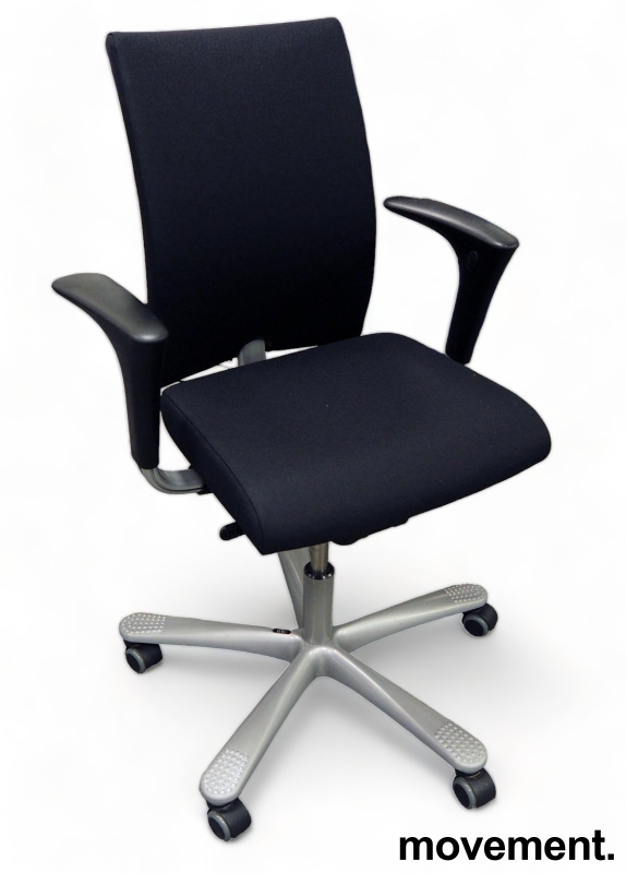 Solgt!Kontorstol: Håg H04 4400 i sort - 1 / 2