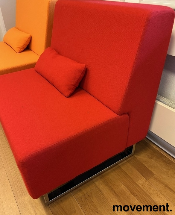 Loungestol / sofamodul i rødt fra - 2 / 2