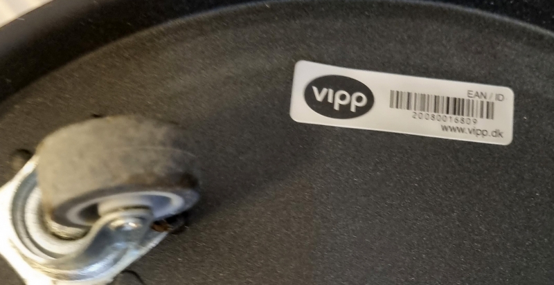 Vipp Kontorbøtte i sortlakkert