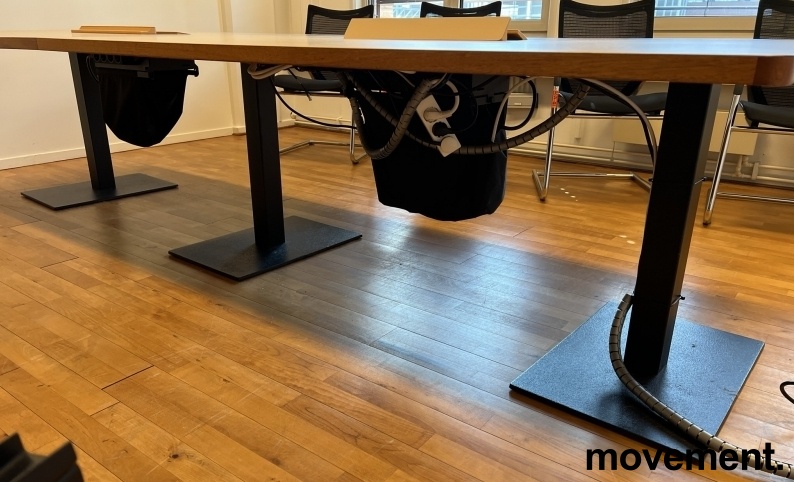 Solgt!Møtebord i beige linoleum, - 8 / 8