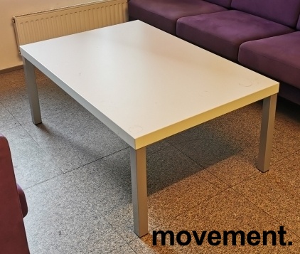 Solgt!Loungebord / sofabord i hvitt / - 1 / 3