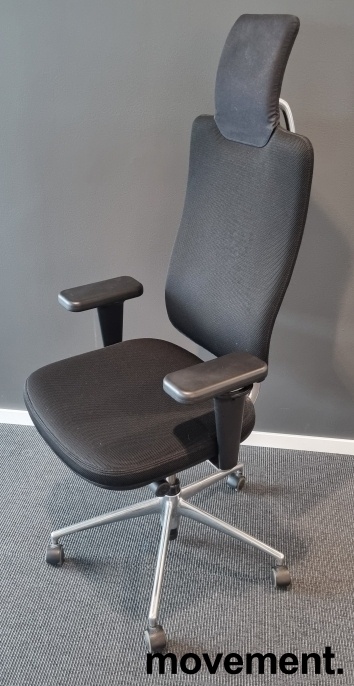 Solgt!Vitra HeadLine kontorstol i sort - 1 / 4