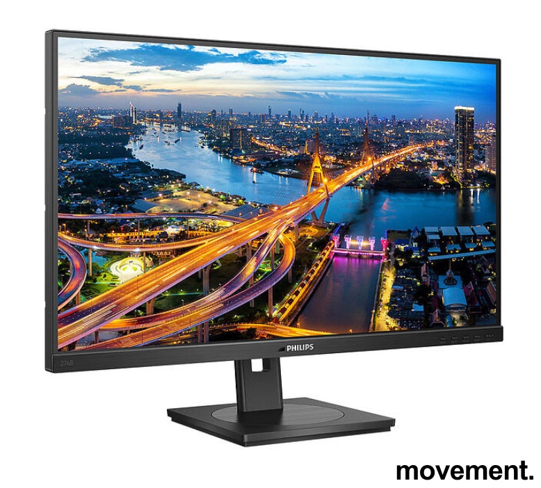 Solgt!Philips 27toms IPS LED-skjerm,