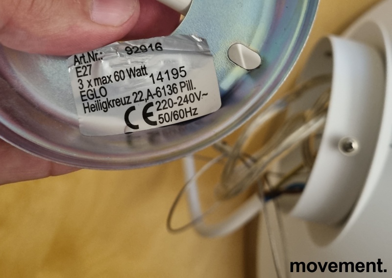 Solgt!Taklampe / stor pendel fra Eglo, - 3 / 3