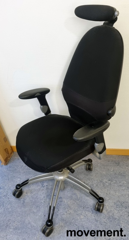 Solgt!Kontorstol: RH-stolen Extend i sort - 1 / 2