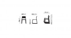 Vitra Tip Ton konferansestol / stablestol i grønt, design: Edward Barber & Jay Osgerby, pent brukt