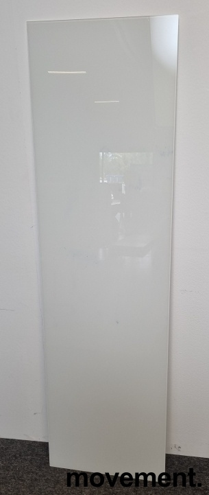 Smalt whiteboard i hvitt glass fra - 1 / 5