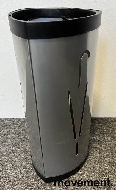 Solgt!Paraplyholder i sort / grålakkert