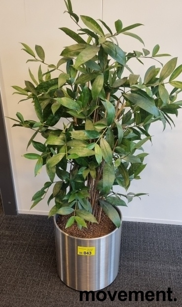 Solgt!Kunstig plante / palme i rund potte - 4 / 12