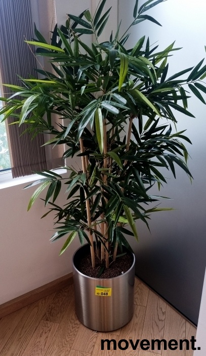 Solgt!Kunstig plante / palme i rund potte - 11 / 12