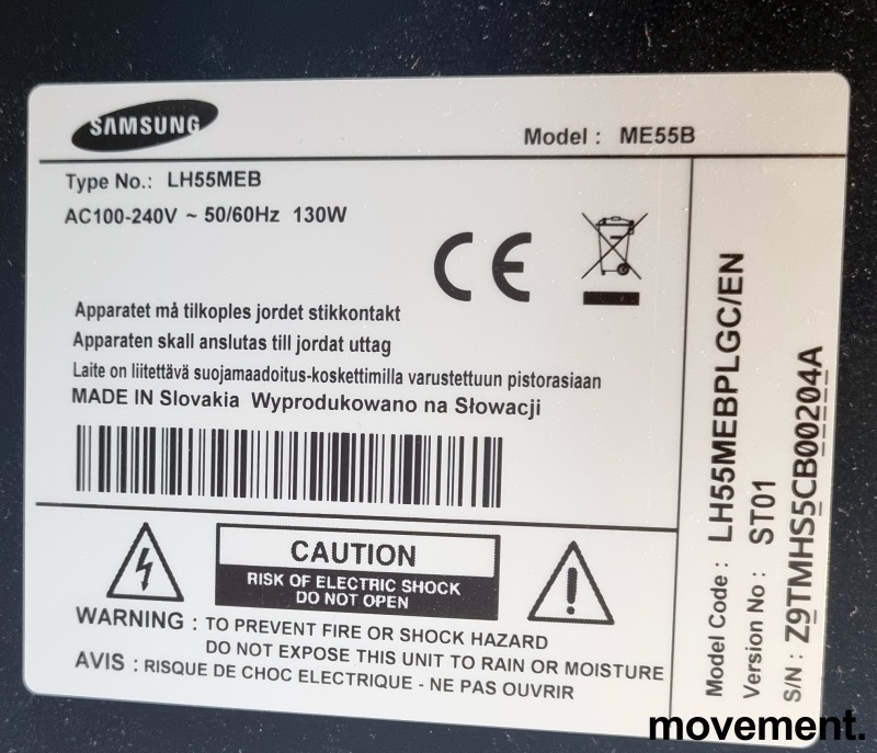 Samsung ME55B / LH55MEBPLGC/EN, - 2 / 2