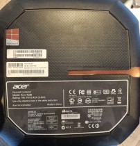 Stasjonær mini-PC fra Acer, Revo RL80, Intel i3-2377M / 4GB / 500GB, WIN10, pent brukt