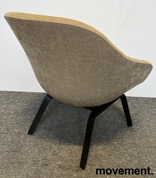 Solgt!Loungestol / lenestol i beige stoff - 2 / 2