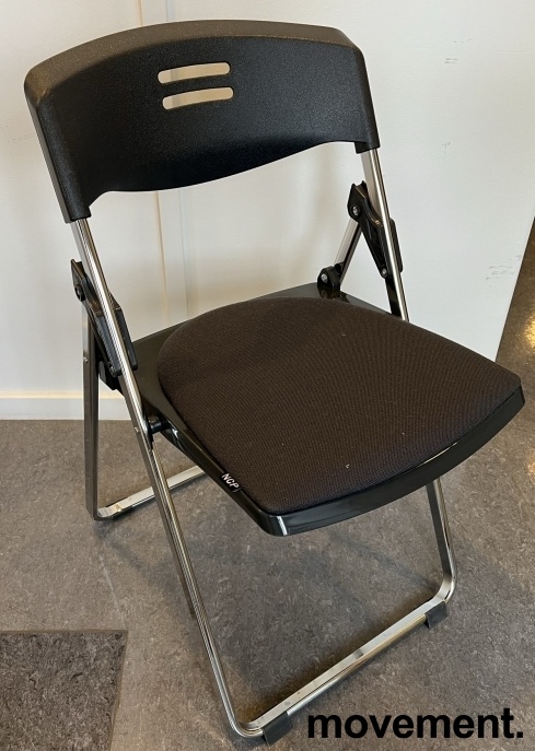 Solgt!Klappstol Arena fra NCP i sort, - 1 / 3