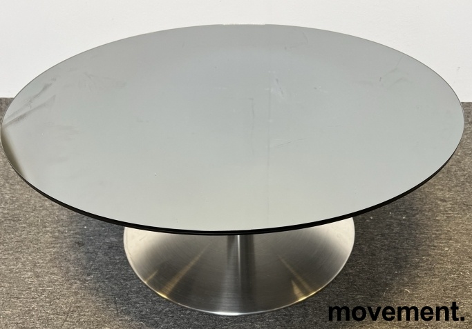 Solgt!Loungebord i sort med speilplate, - 1 / 2