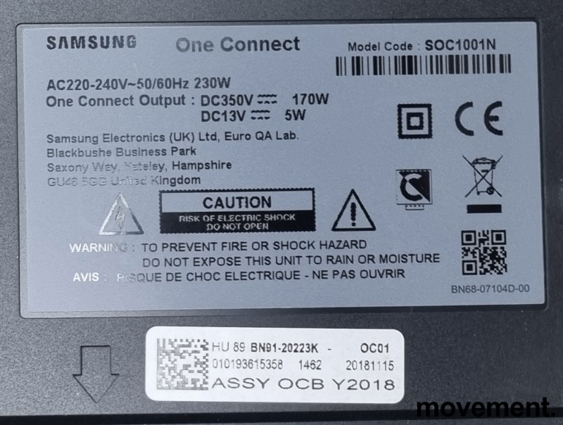 Solgt!Flatskjerm fra Samsung: 55toms The - 9 / 12