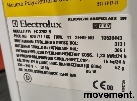 Solgt!Fryseboks fra Electrolux, modell: - 3 / 5