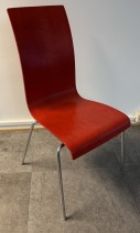 Konferansestol / stablestol fra RBM, modell Bella, i rødbeiset bøk, RBM Bella, brukt