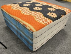 Puff / loungemøbel fra HAY, Antique Quilt Ottoman, 80x80cm, pent brukt