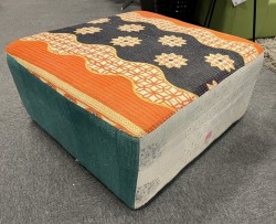 Puff / loungemøbel fra HAY, Antique Quilt Ottoman, 80x80cm, pent brukt