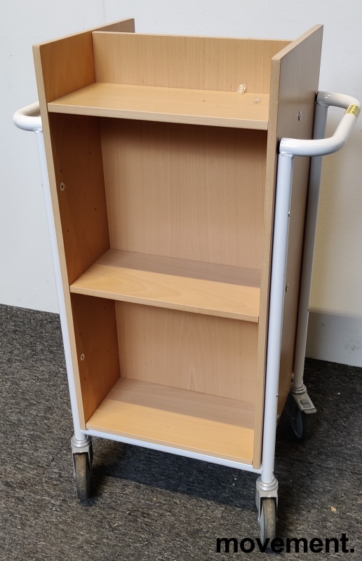Solgt!Bibliotektralle / boktralle i bøk - 2 / 3