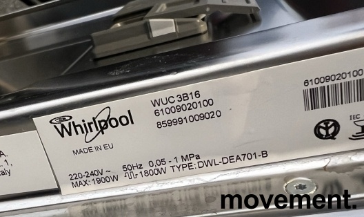 Solgt!Whirlpool WUC3B16 oppvaskmaskin i - 2 / 2