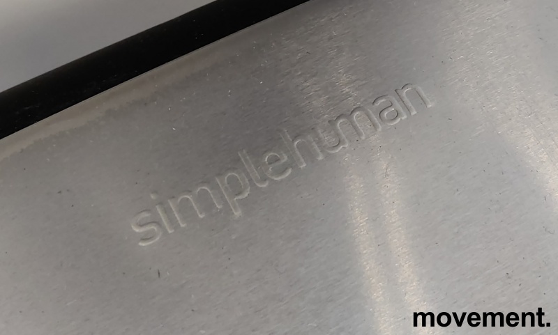 Solgt!Simplehuman semi-rund pedalbøtte i - 3 / 3