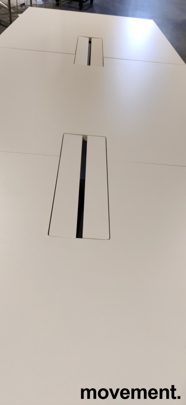Solgt!Møtebord i hvitt / krom fra - 3 / 4
