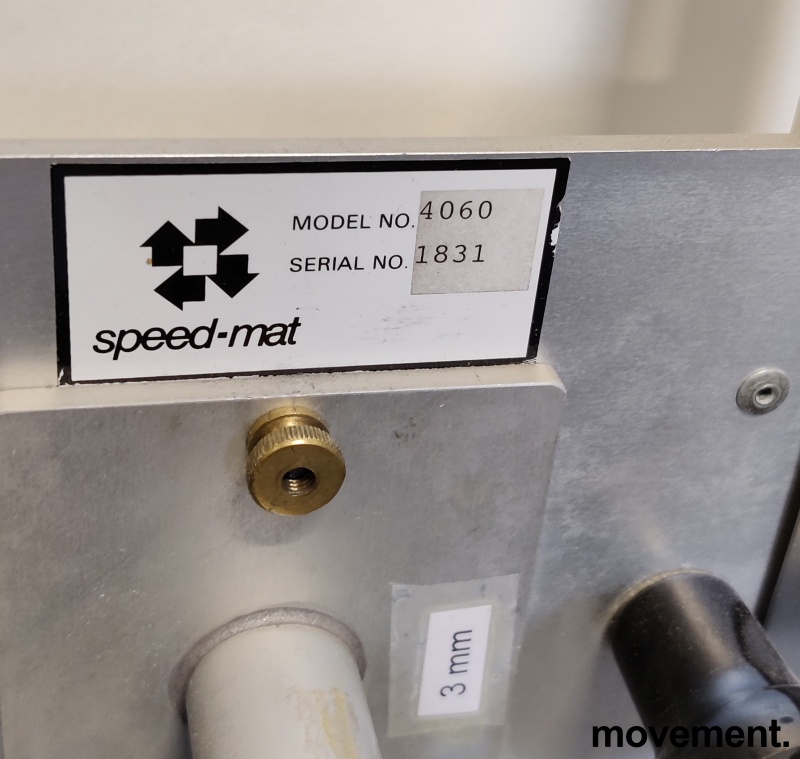 Solgt!Speed-mat 4060 veggmontert - 6 / 10